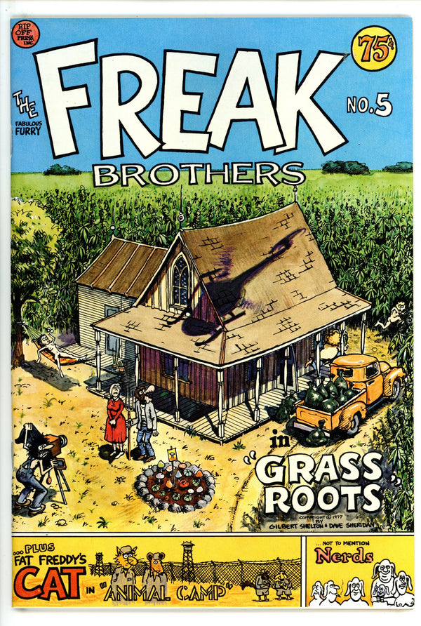 The Fabulous Furry Freak Brothers 5 VF- (1977)