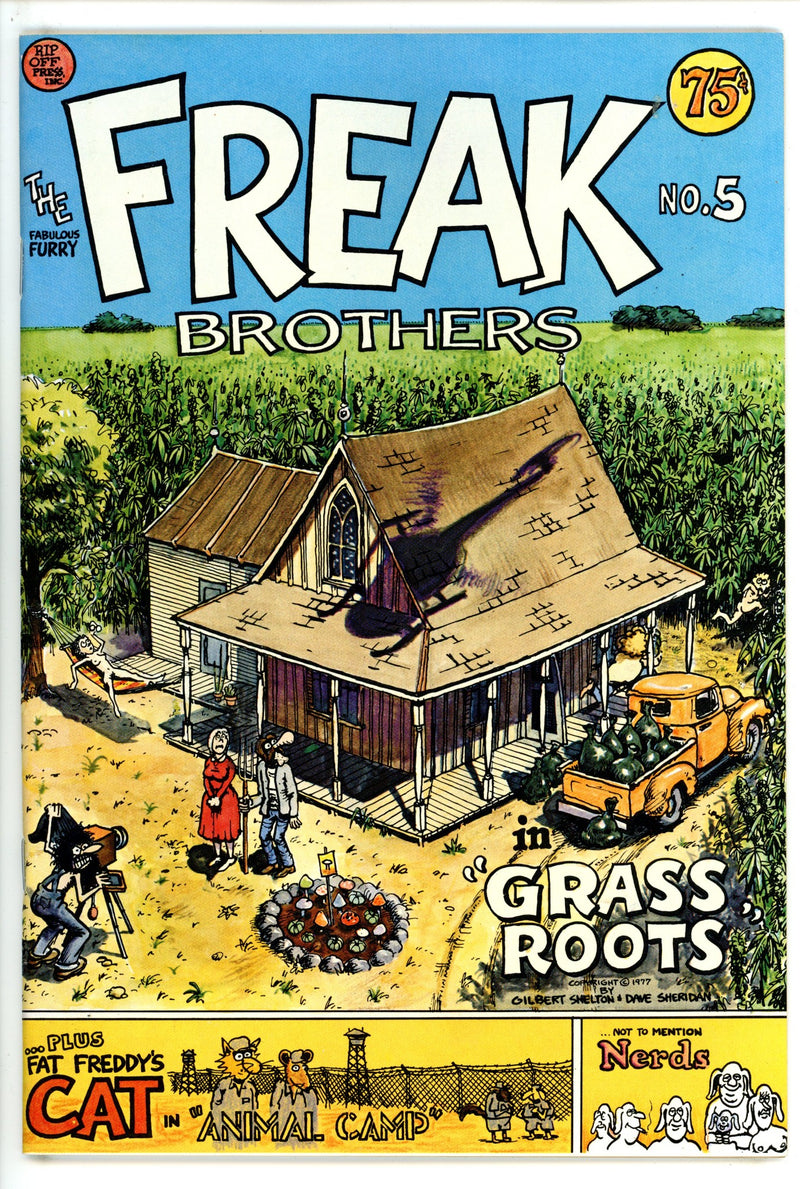 The Fabulous Furry Freak Brothers 5 VF- (1977)