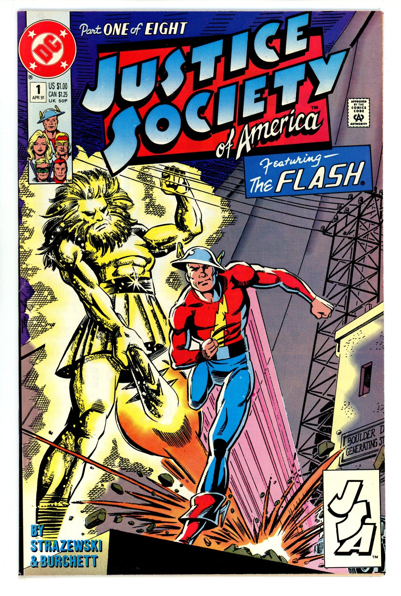 Justice Society of America Vol 1 1 Mid Grade (1991) 