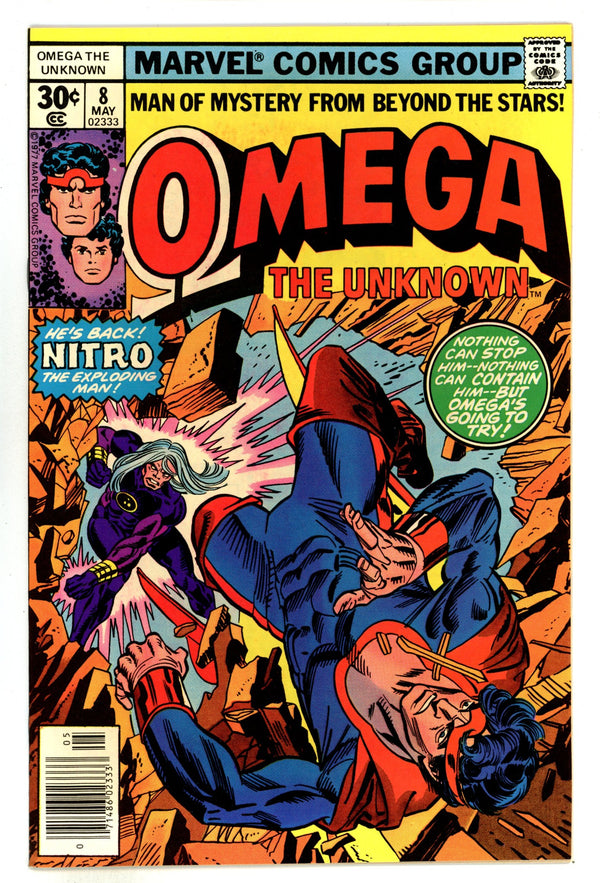 Omega the Unknown Vol 1 8 VF+ (8.5) (1977)