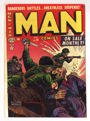 Man Comics 20 VG- (3.5) (1952)