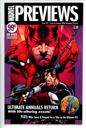 Marvel Previews Vol 1 34 High Grade (2006)