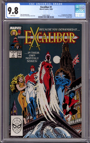 Excalibur Vol 1 1 CGC 9.8 (NM/M) (1988)