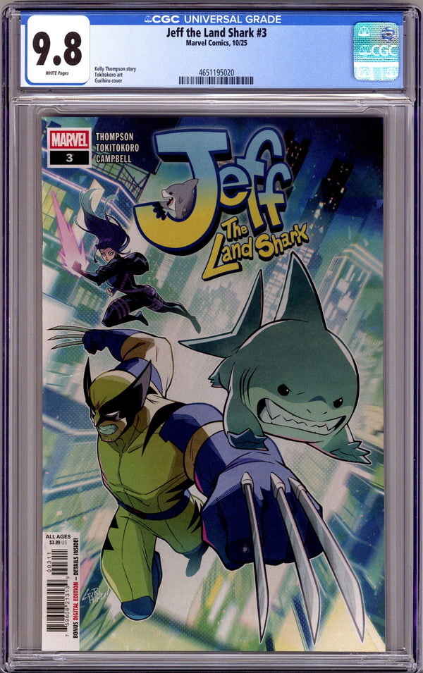 Jeff the Land Shark 3 CGC 9.8 (NM/M) (2025)