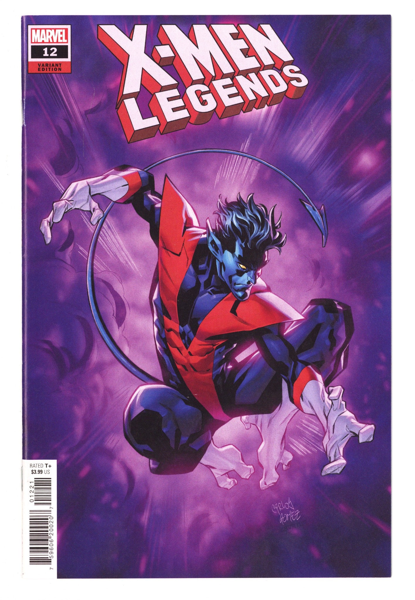 X-Men Legends Vol 1 12 High Grade (2022) Gomez Variant 