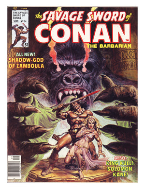The Savage Sword of Conan Vol 1 14 VF/NM (9.0) (1976)