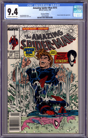 The Amazing Spider-Man Vol 1 315 CGC 9.4 (NM) (1989) Newsstand