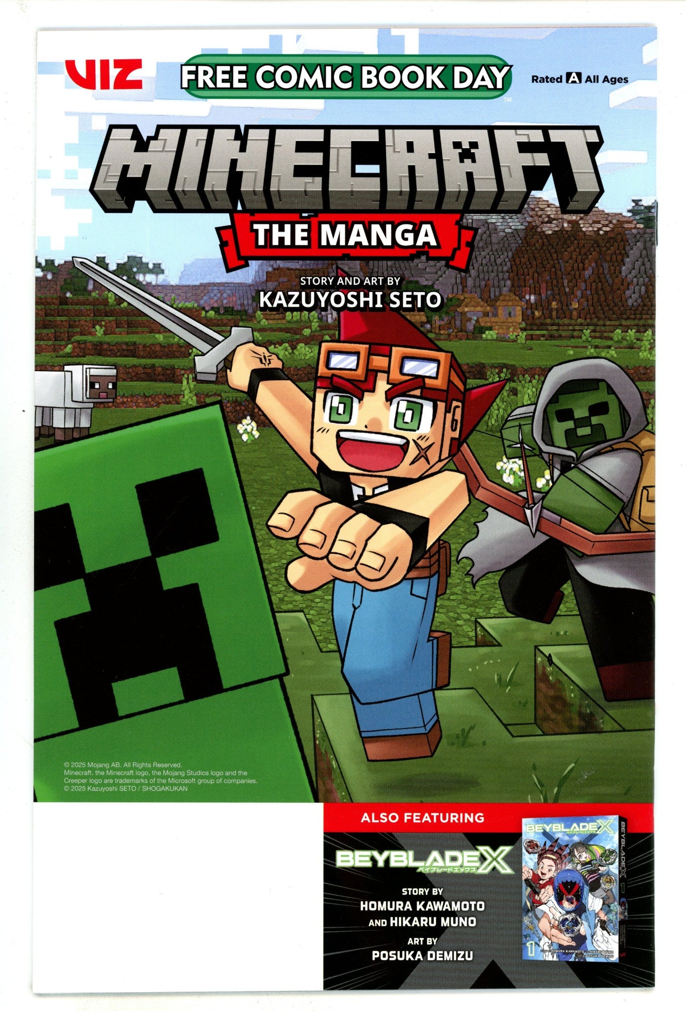 FCBD 2025 - Minecraft The Manga & Beyblade X  1    (2025)
