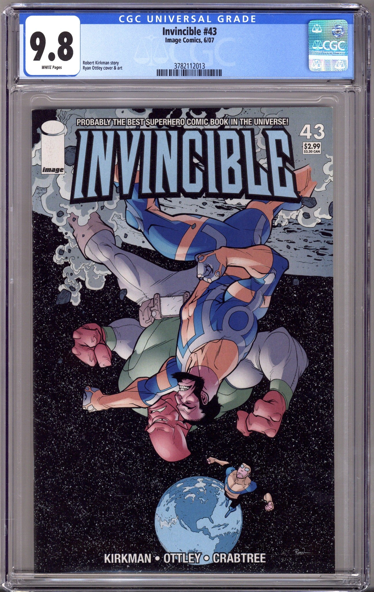 Invincible   43 CGC 9.8 (NM/M)   (2007)        