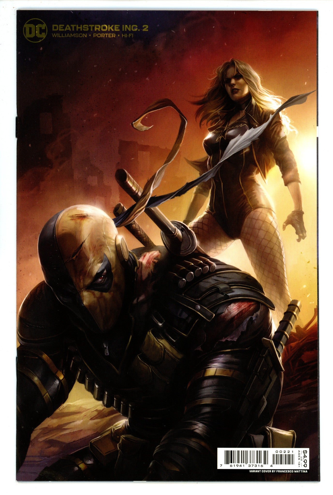 Deathstroke Inc. 2 High Grade (2021) Mattina Variant 