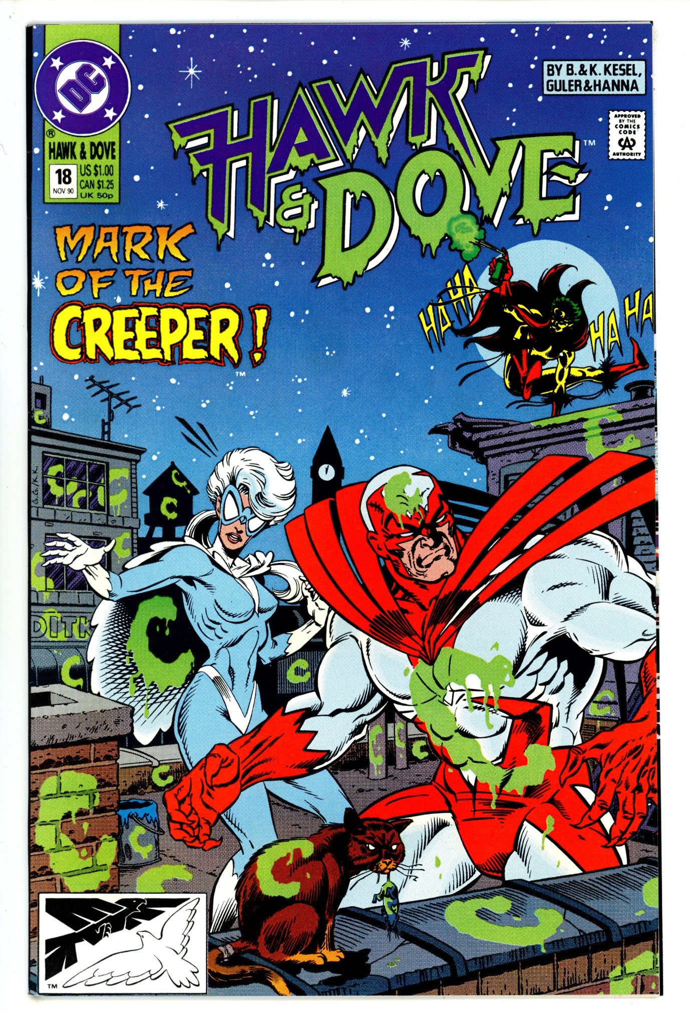 Hawk and Dove Vol 3 18 (1990)