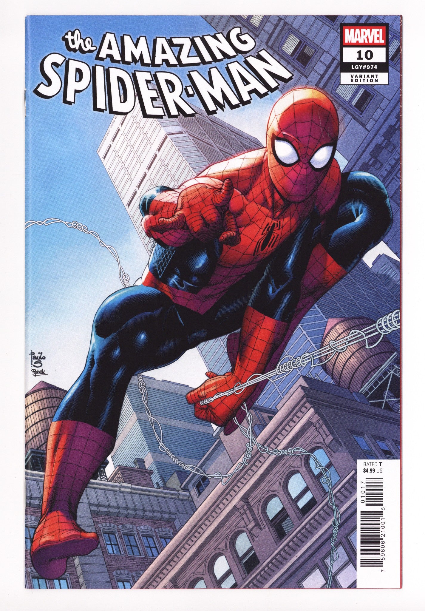 Amazing Spider-Man Vol 7 10 Siqueira Incentive NM (2025)