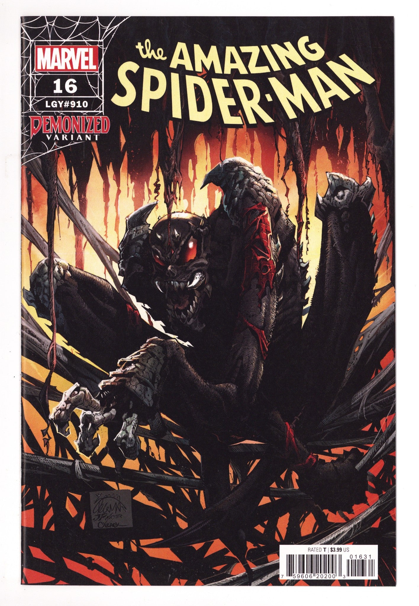 The Amazing Spider-Man Vol 6 16 (910) High Grade (2023) Stegman Variant 