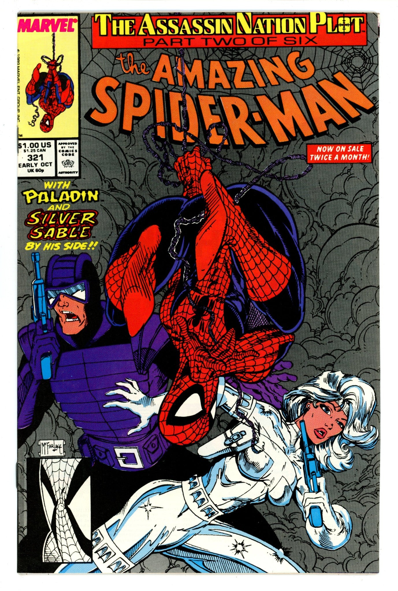 The Amazing Spider-Man Vol 1 321 VF+ (8.5) (1989) 