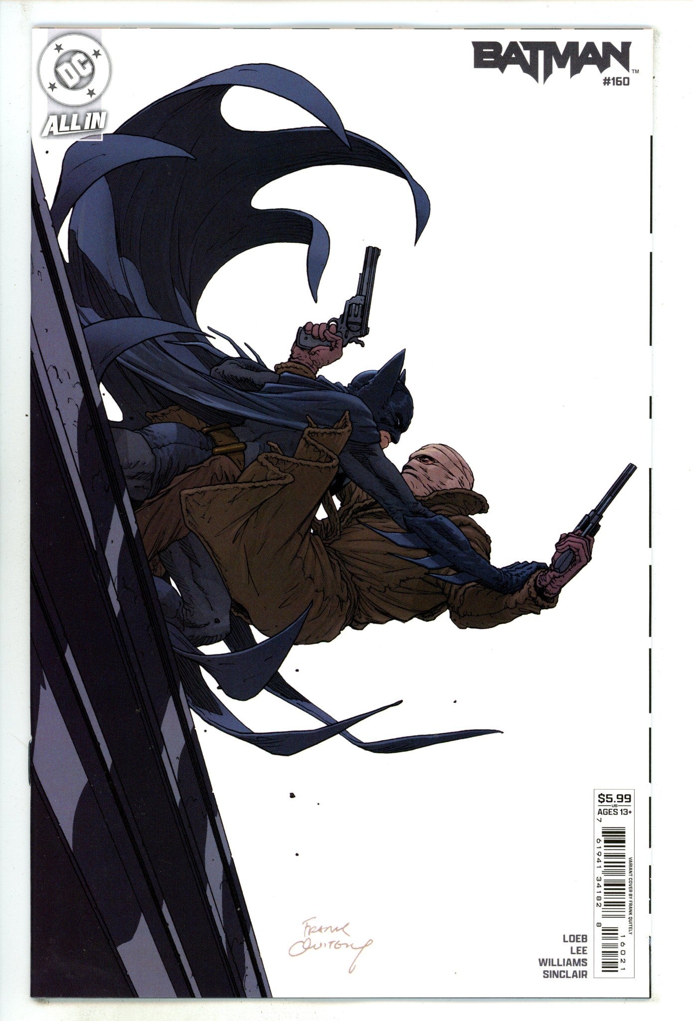 Batman Vol 3 160 Quitely Variant (2025)