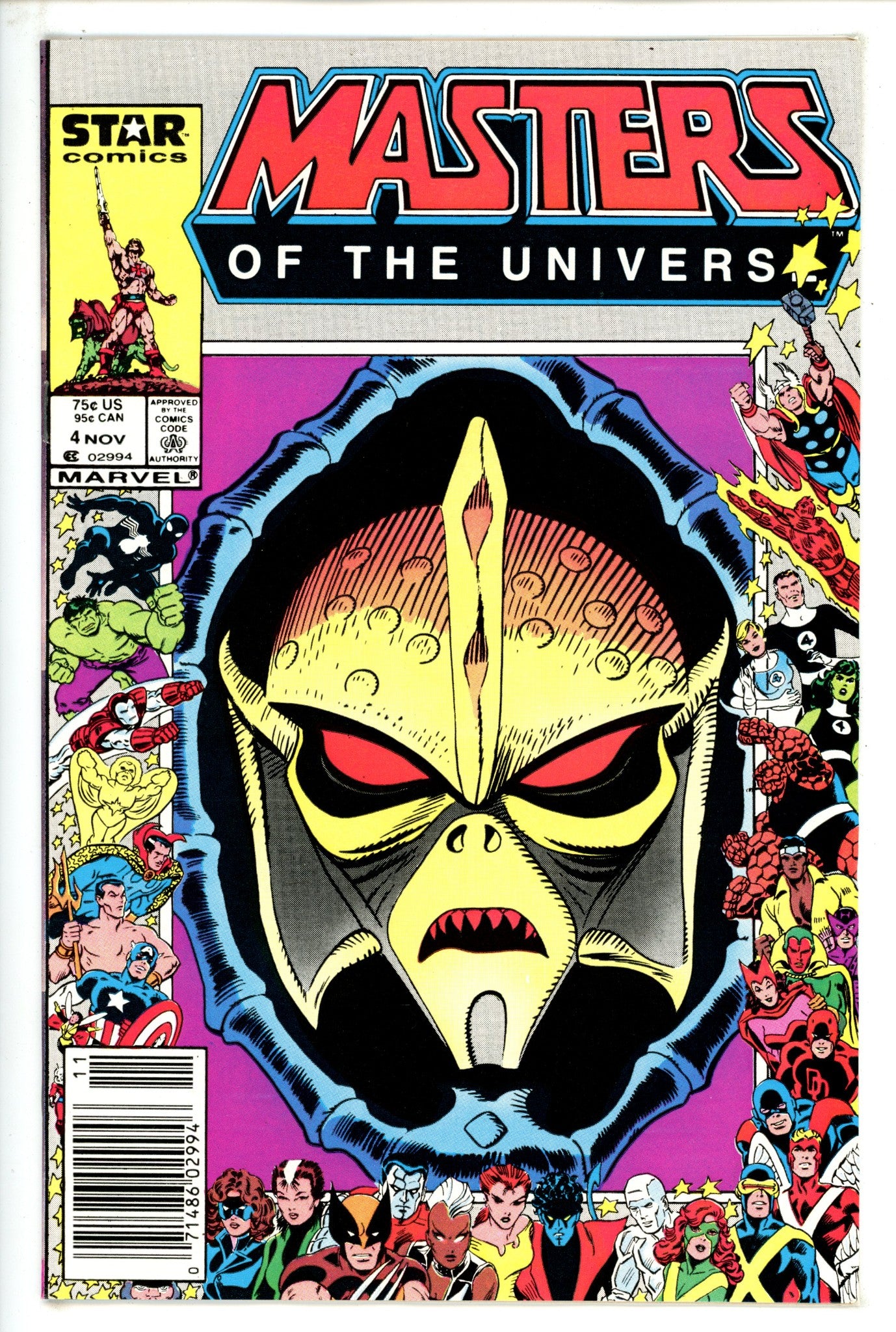 Masters of the Universe 4 VF (8.0) (1986) Newsstand 