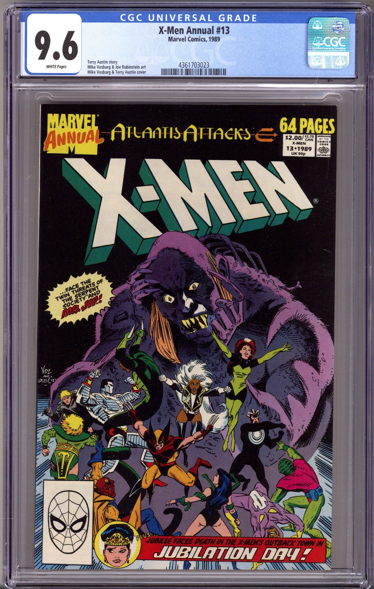 X-Men Annual Vol 1 13 CGC 9.6 (NM+) (1989) 
