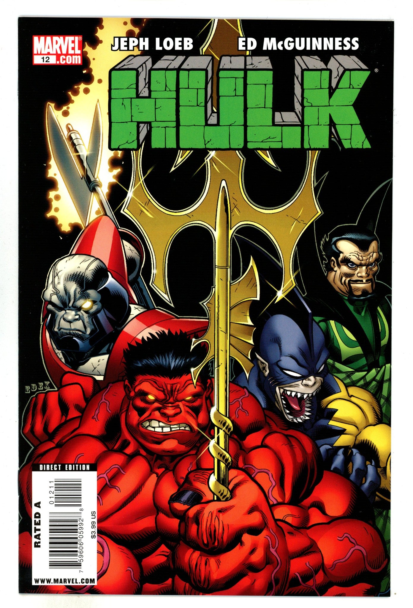 Hulk Vol 1 12 High Grade (2009) 