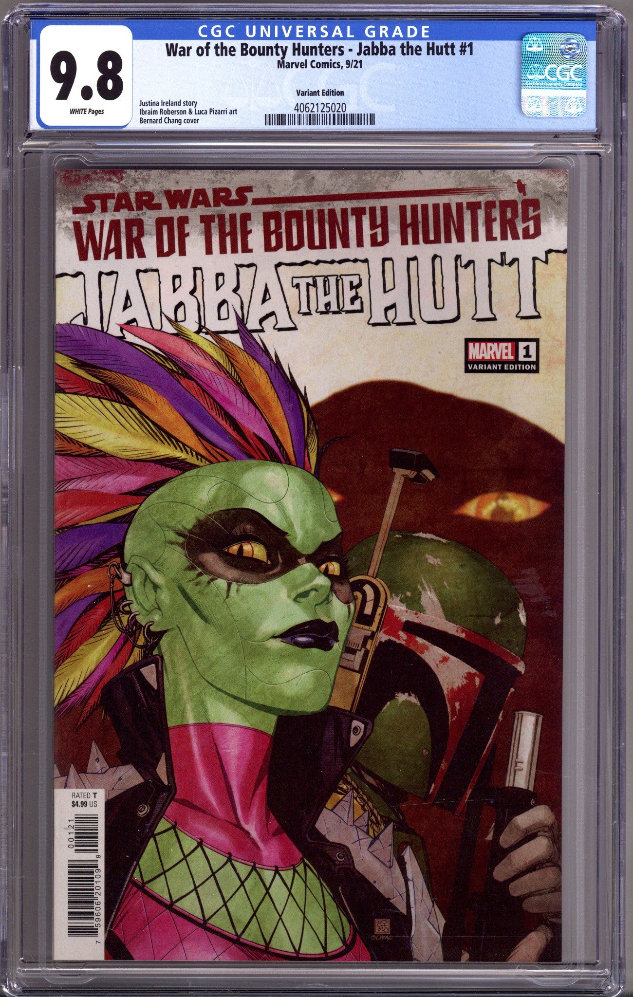Star Wars: War of the Bounty Hunters - Jabba the Hutt 1 CGC 9.8 (NM/M) (2021) Chang Variant 