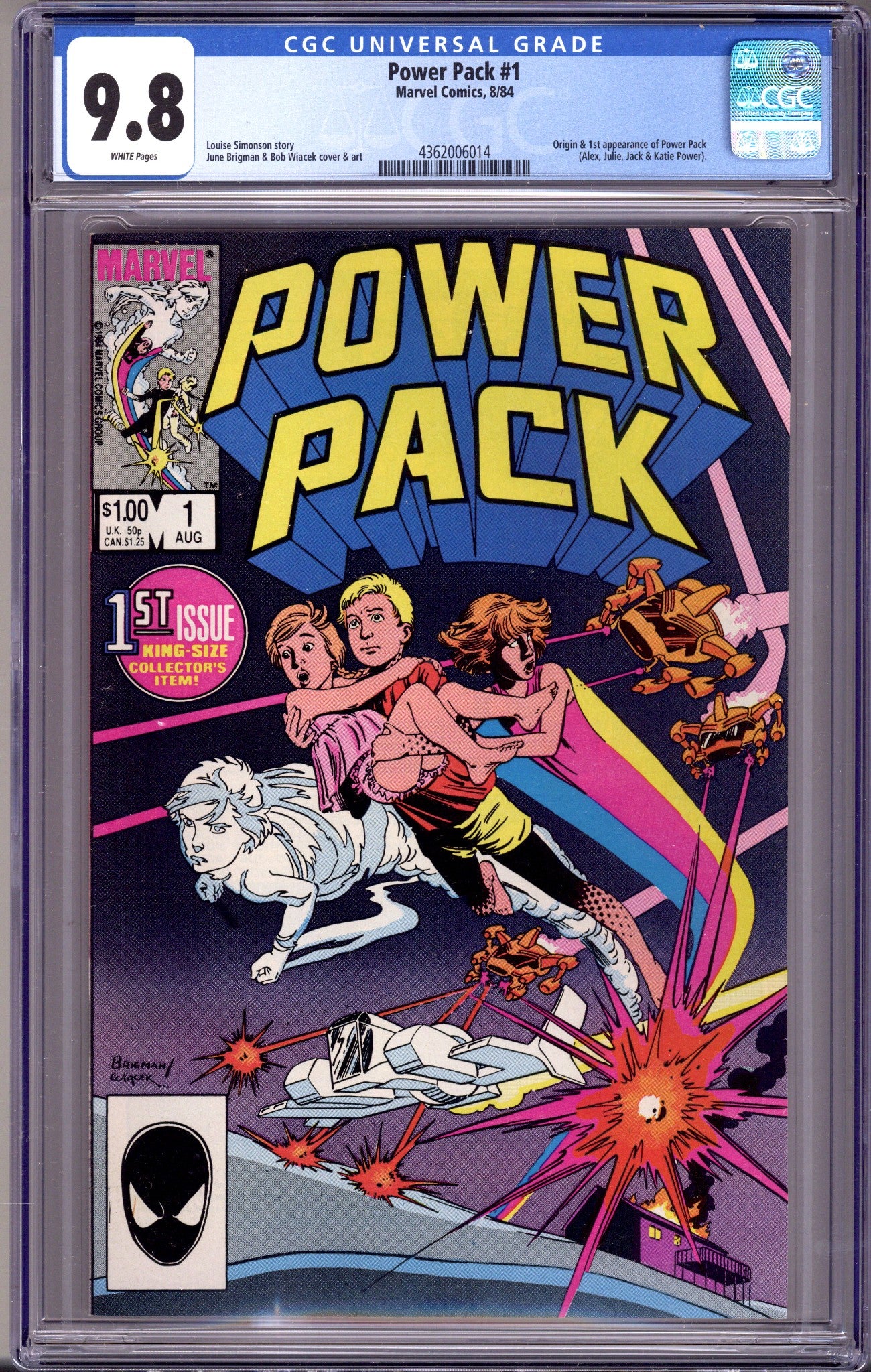 Power Pack Vol 1 1 CGC 9.8 (NM/M) (1984) 