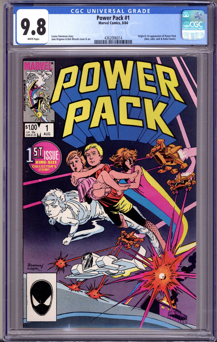 Power Pack Vol 1 1 CGC 9.8 (NM/M) (1984) 