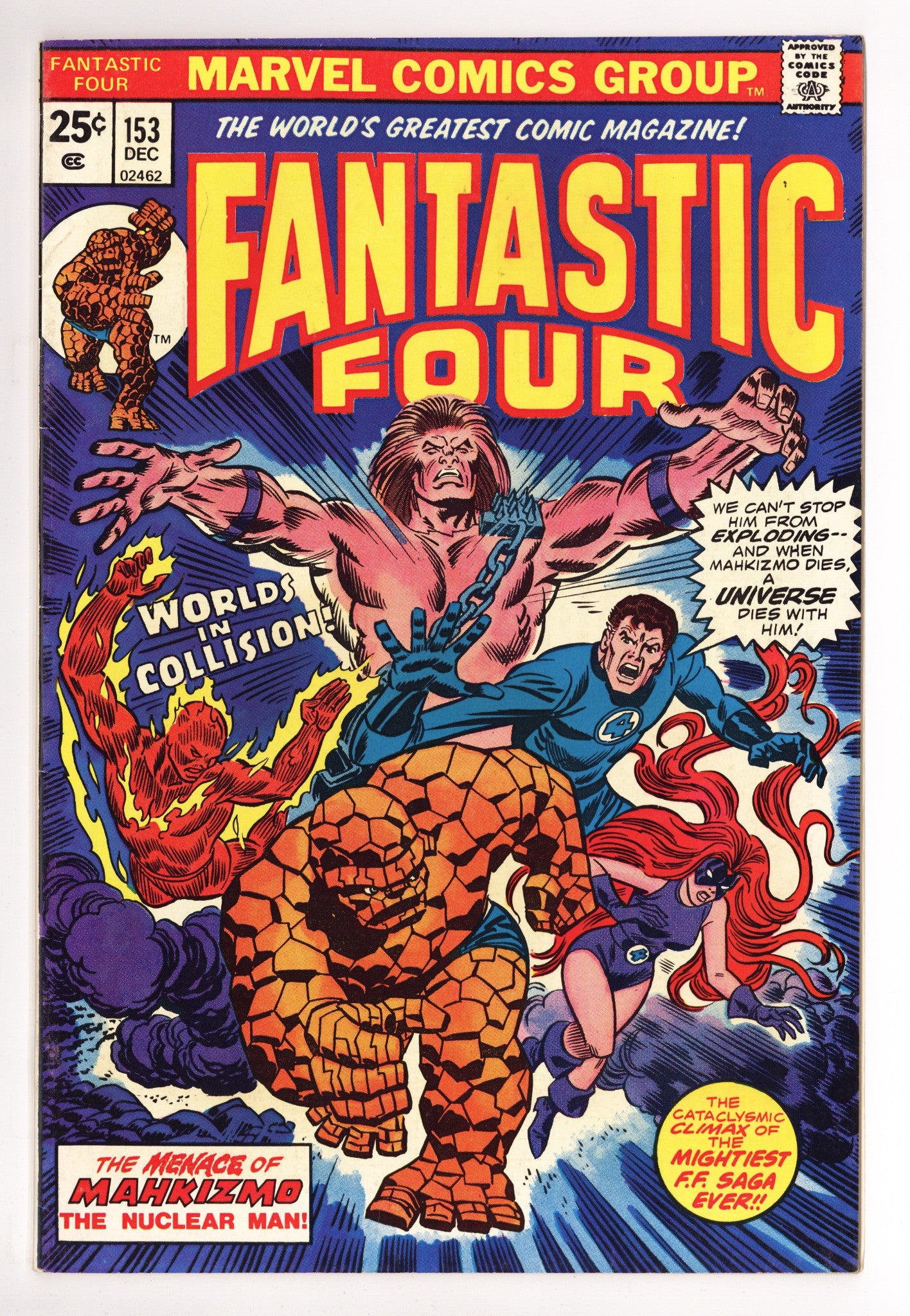 Fantastic Four Vol 1 153 FN/VF (7.0) (1974) 