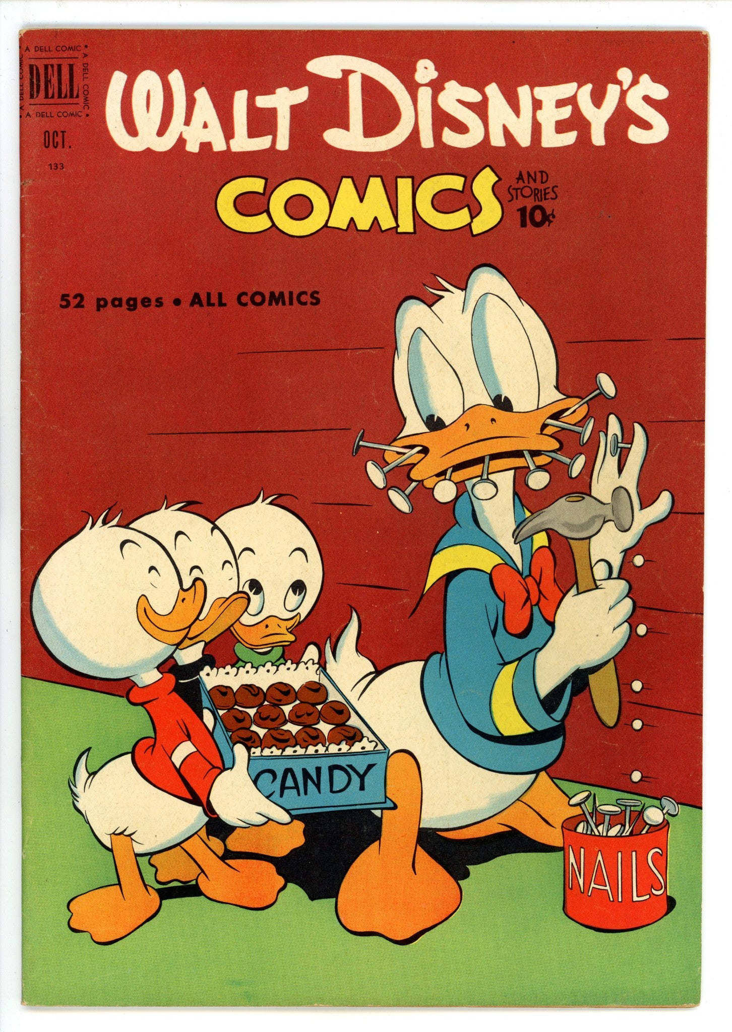 Walt Disney's Comics and Stories Vol 12 1 (133) FN+ (6.5) (1951) 