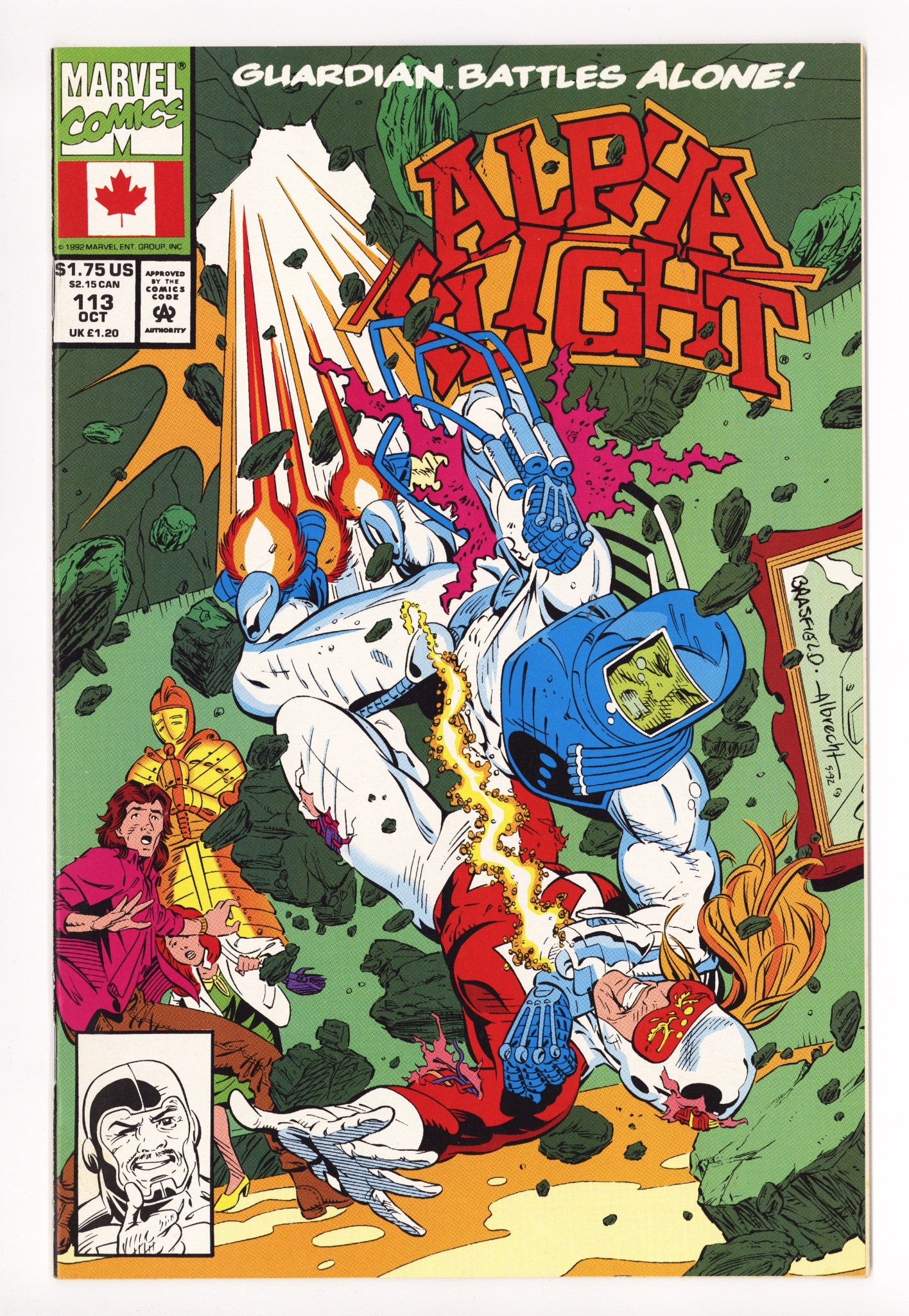 Alpha Flight Vol 1 113 Mid Grade (1992) 