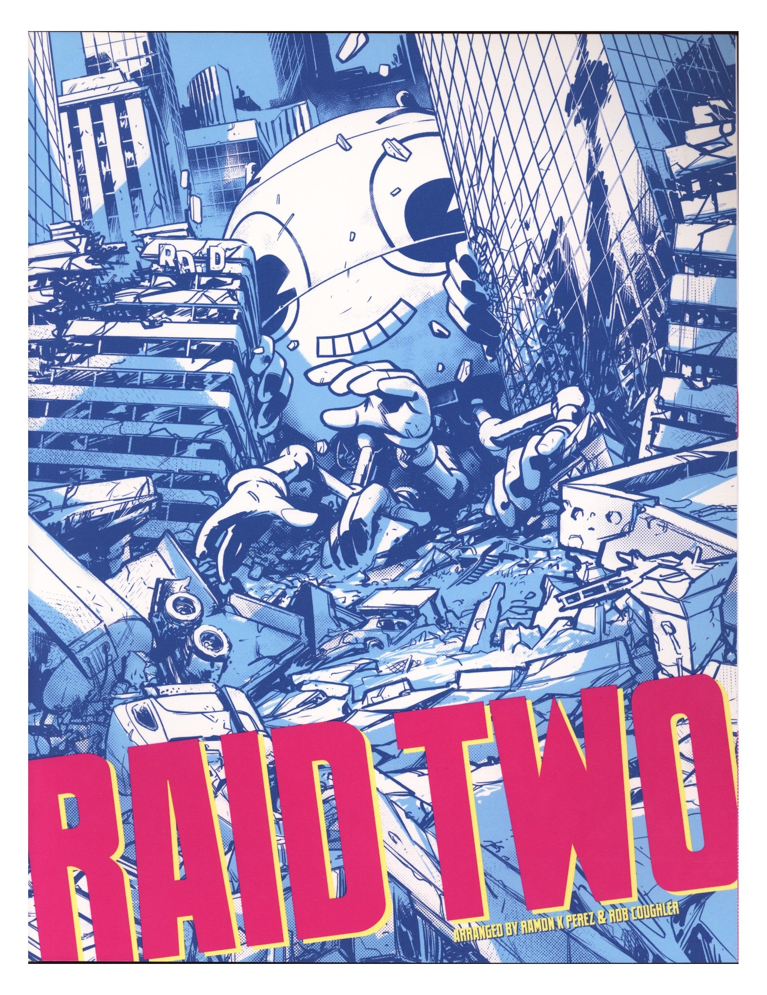 Raid Two TPB High Grade (2019) Signed x5 1st Page Perez, Vedder, Falcone, Smith 