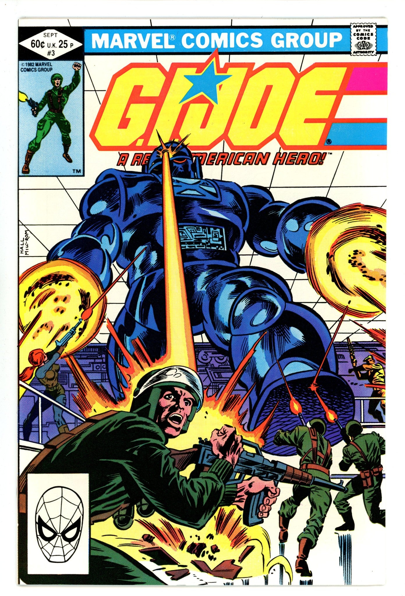 G.I. Joe, A Real American Hero 3 VF/NM (9.0) (1982) 