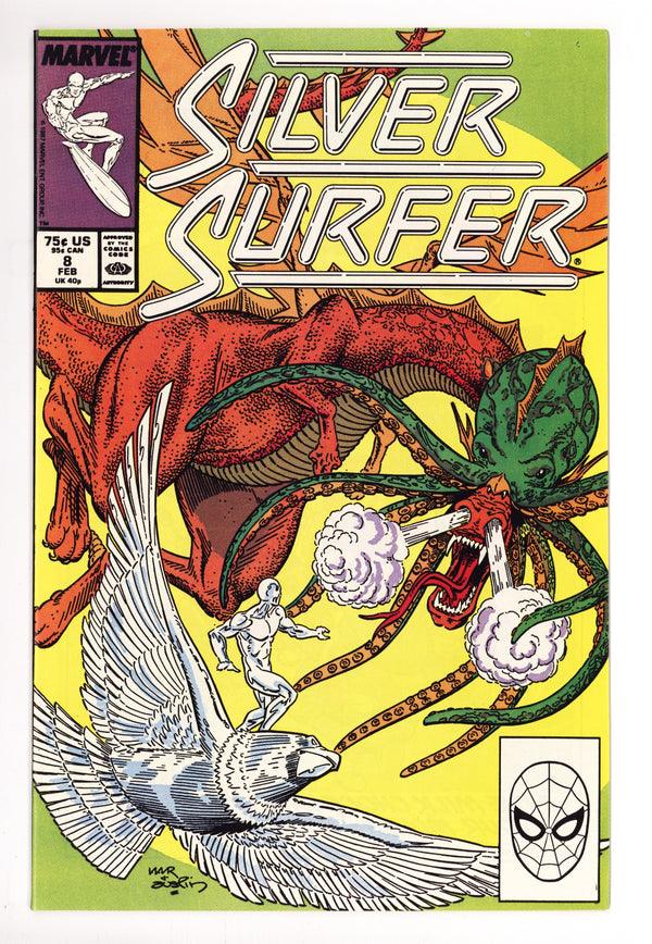 Silver Surfer Vol 3 8 High Grade (1988)