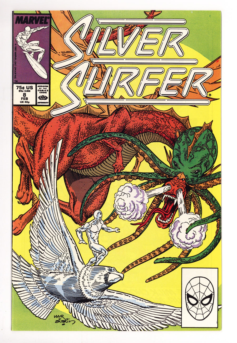 Silver Surfer Vol 3 8 High Grade (1988) 