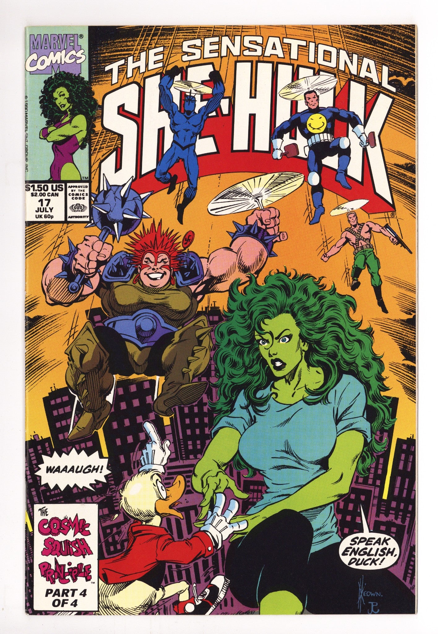 The Sensational She-Hulk 17 Low Grade (1990) 