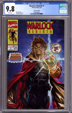 Warlock: Rebirth 1 CGC 9.8 (NM/M) (2023) Srisuwan Exclusive Variant