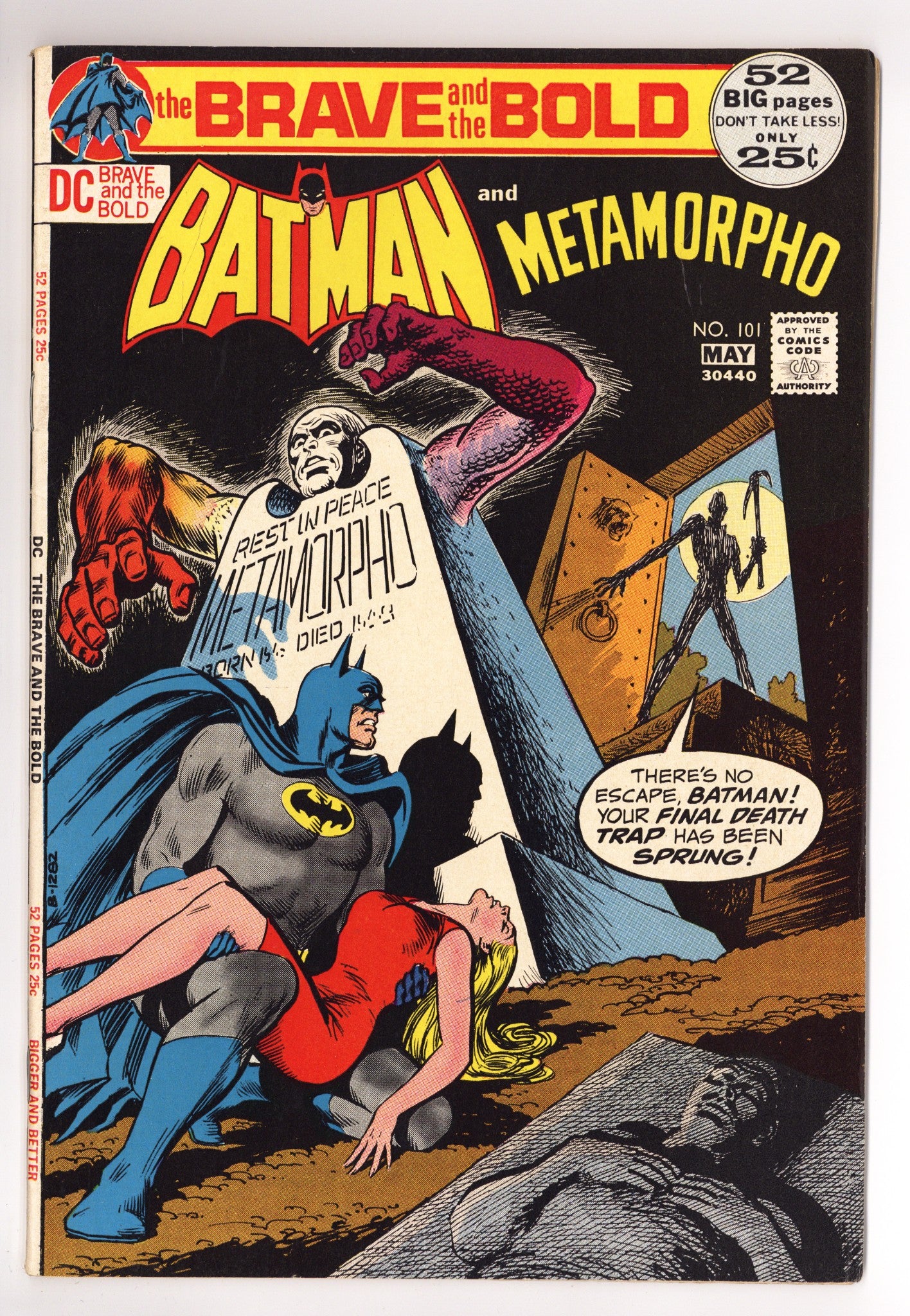 The Brave and the Bold Vol 1 101 VF (8.0) (1972) 