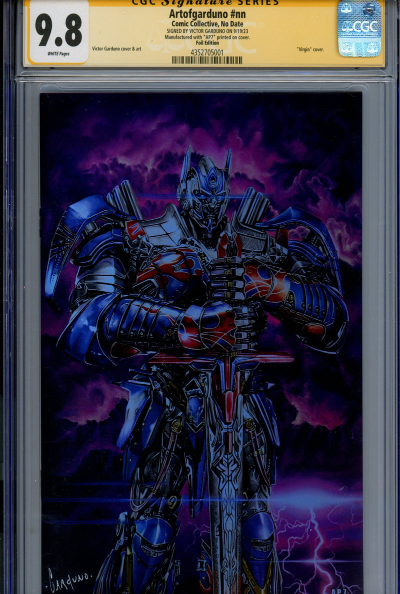 Artofgarduno [nn] CGC 9.8 (NM/M) (2023) Garduno Foil Virgin Variant Signed x1 Cover Victor Garduno 