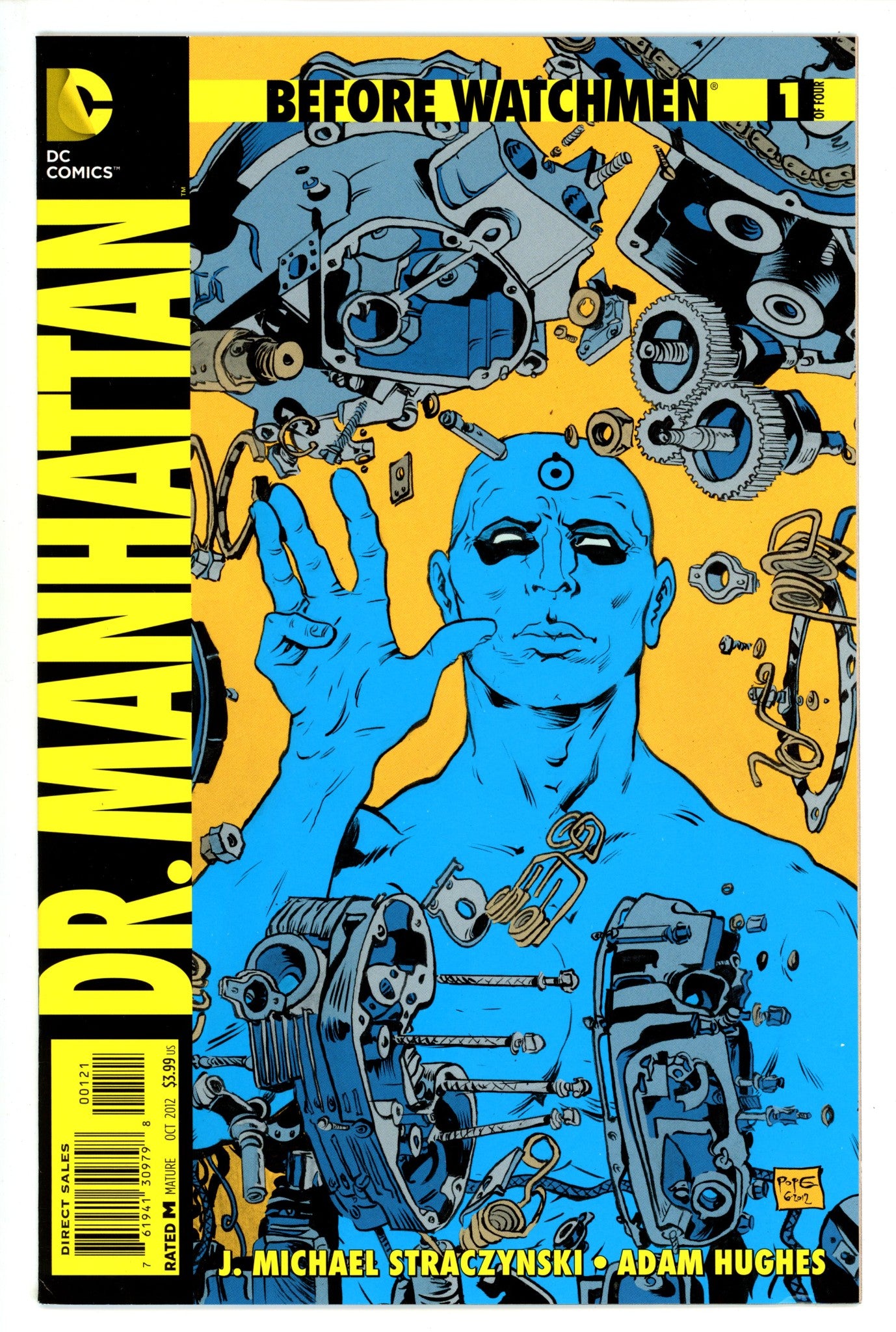 Before Watchmen: Dr. Manhattan 1 VF (8.0) (2012) Pope Incentive Variant 