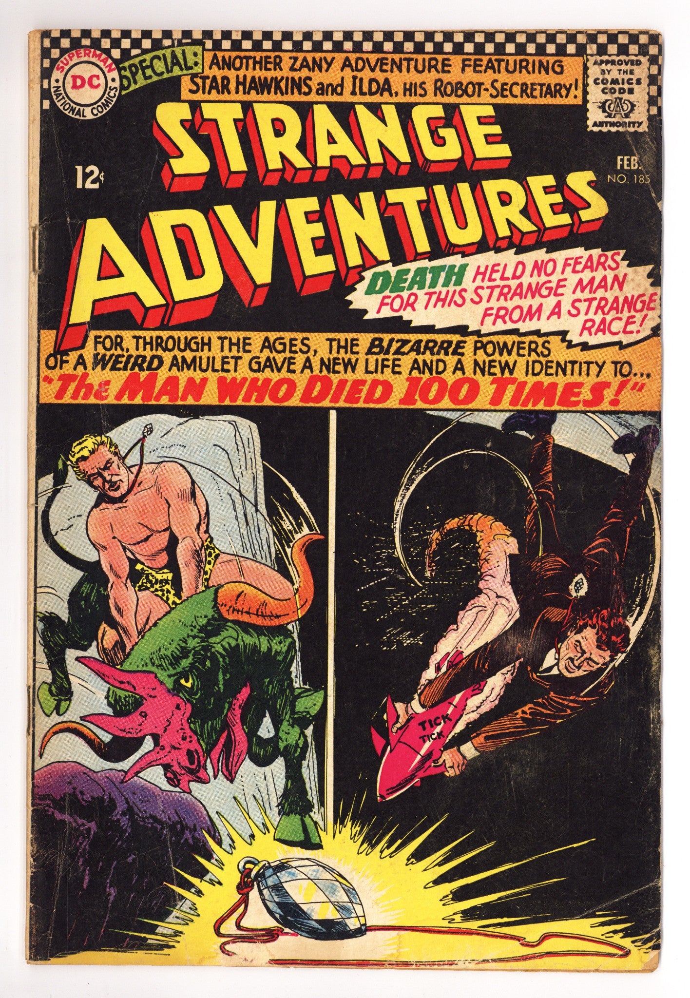 Strange Adventures Vol 1 185 Low Grade (1966) 