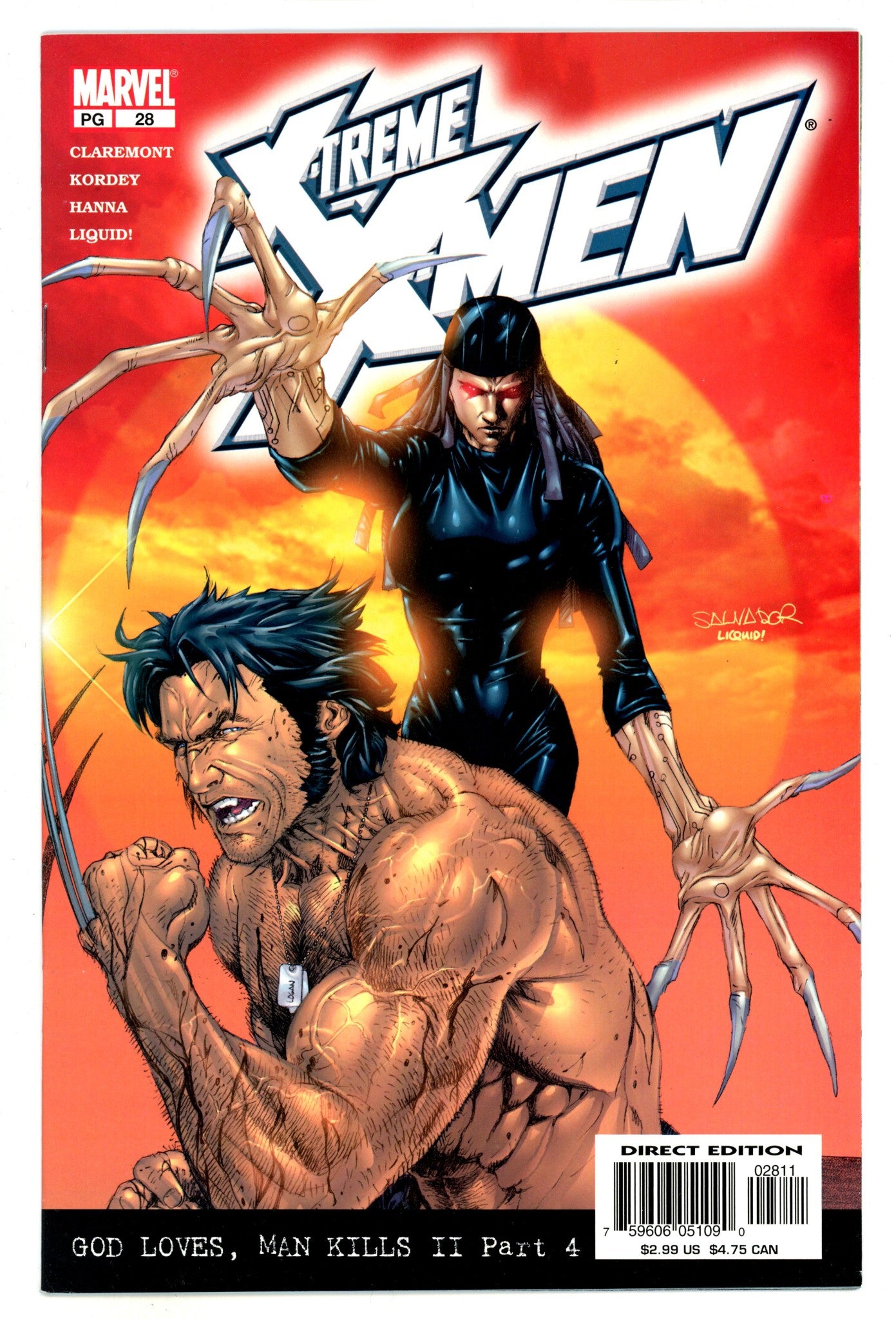 X-Treme X-Men Vol 1 28 High Grade (2003) 
