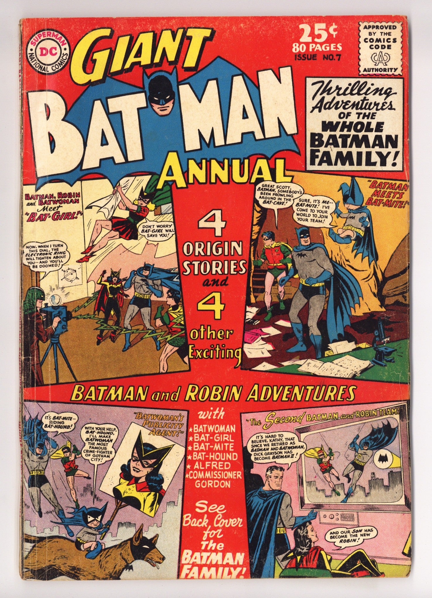 Batman Annual Vol 1 7 VG+ (4.5) (1964) 