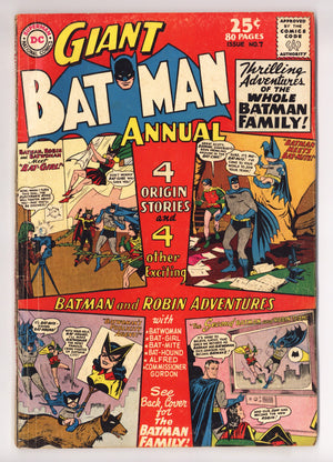Batman Annual Vol 1 7 VG+ (4.5) (1964)