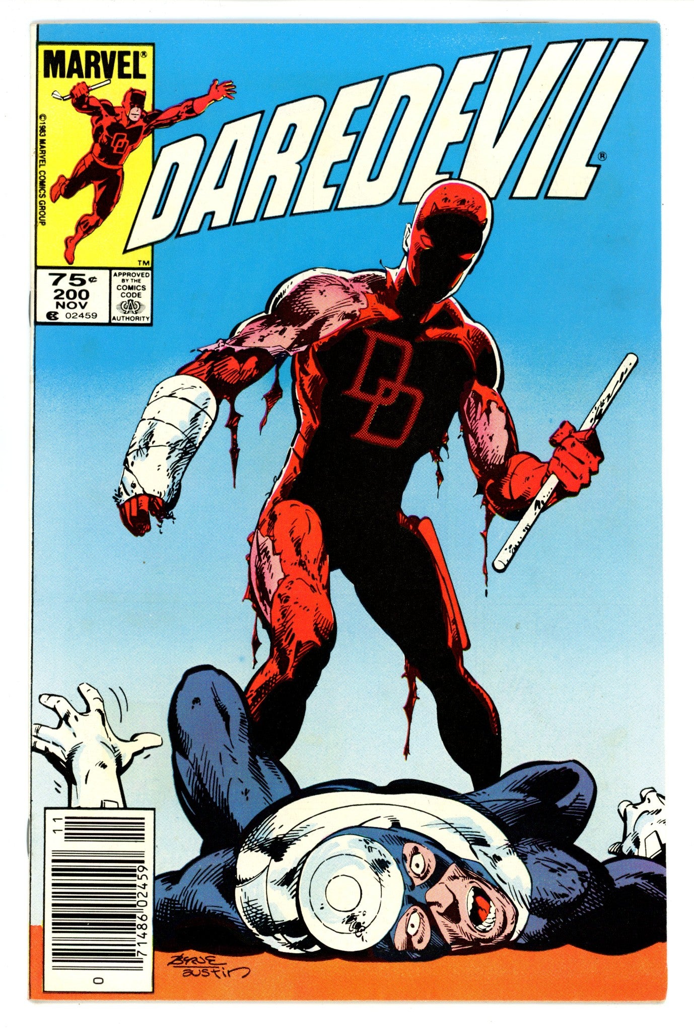 Daredevil Vol 1 200 VF (8.0) (1983) Canadian Price Variant 