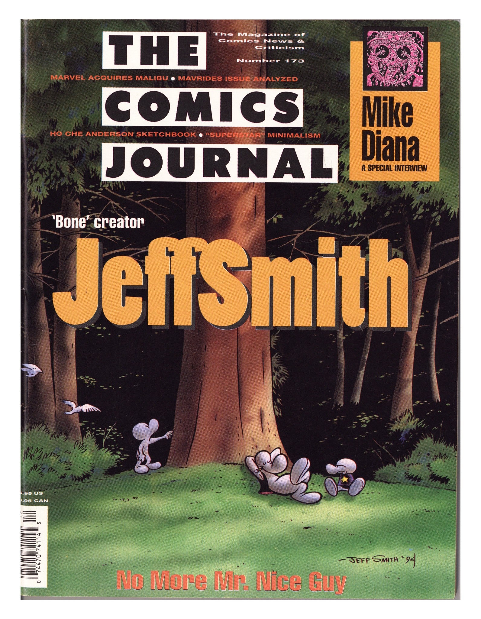 The Comics Journal 173 Mid Grade (1995) 