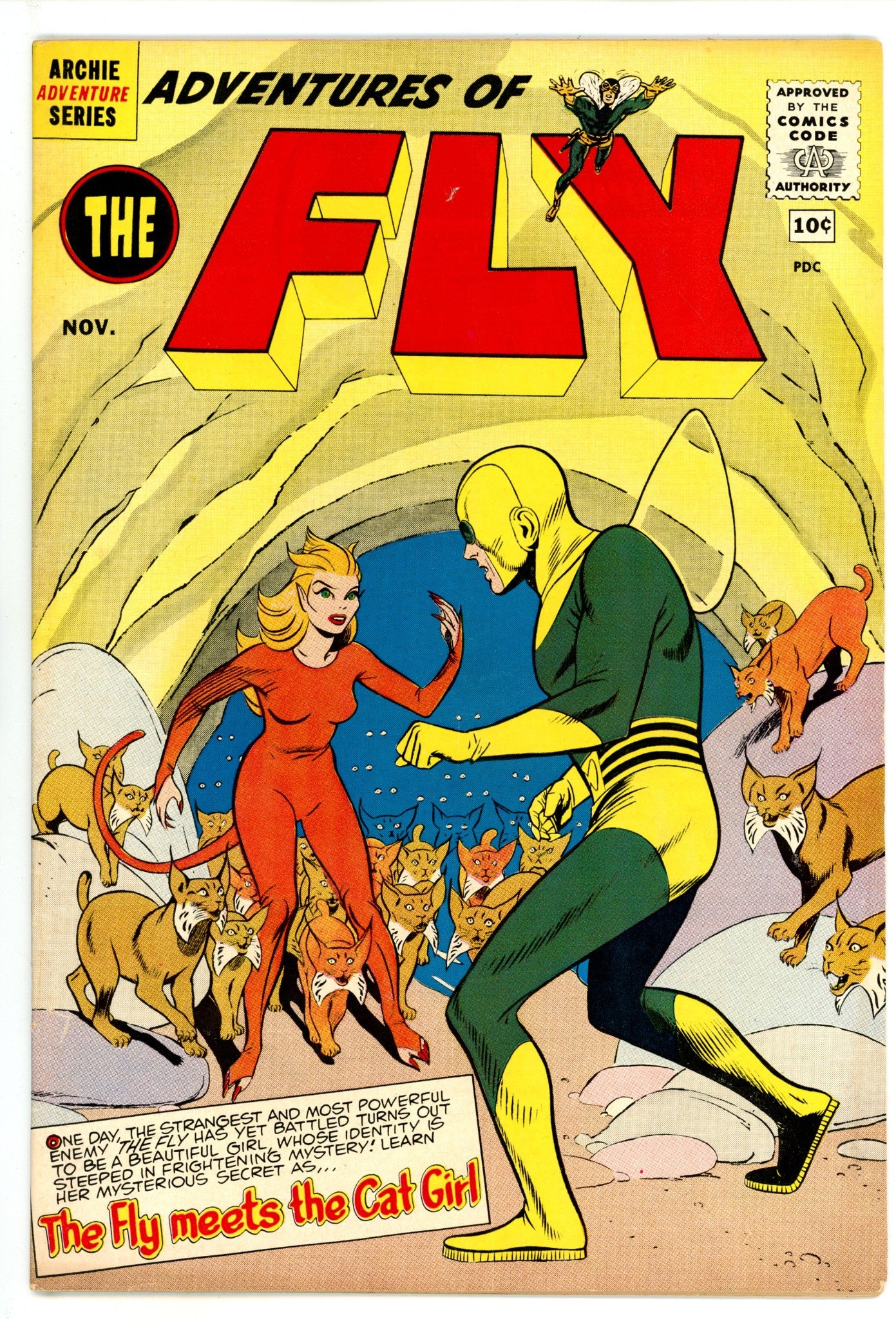 Adventures of the Fly 9 VF- (7.5) (1960) 