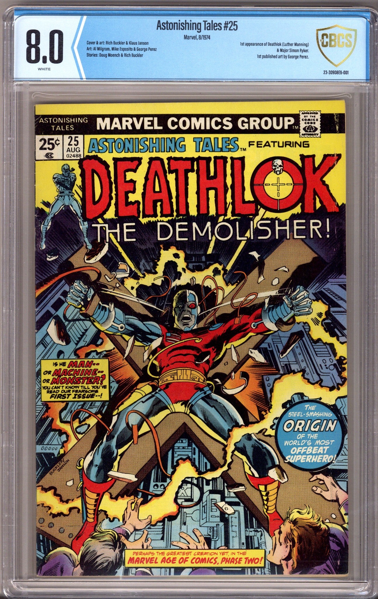 Astonishing Tales Vol 1 25 CBCS 8.0 (VF) (1974) 