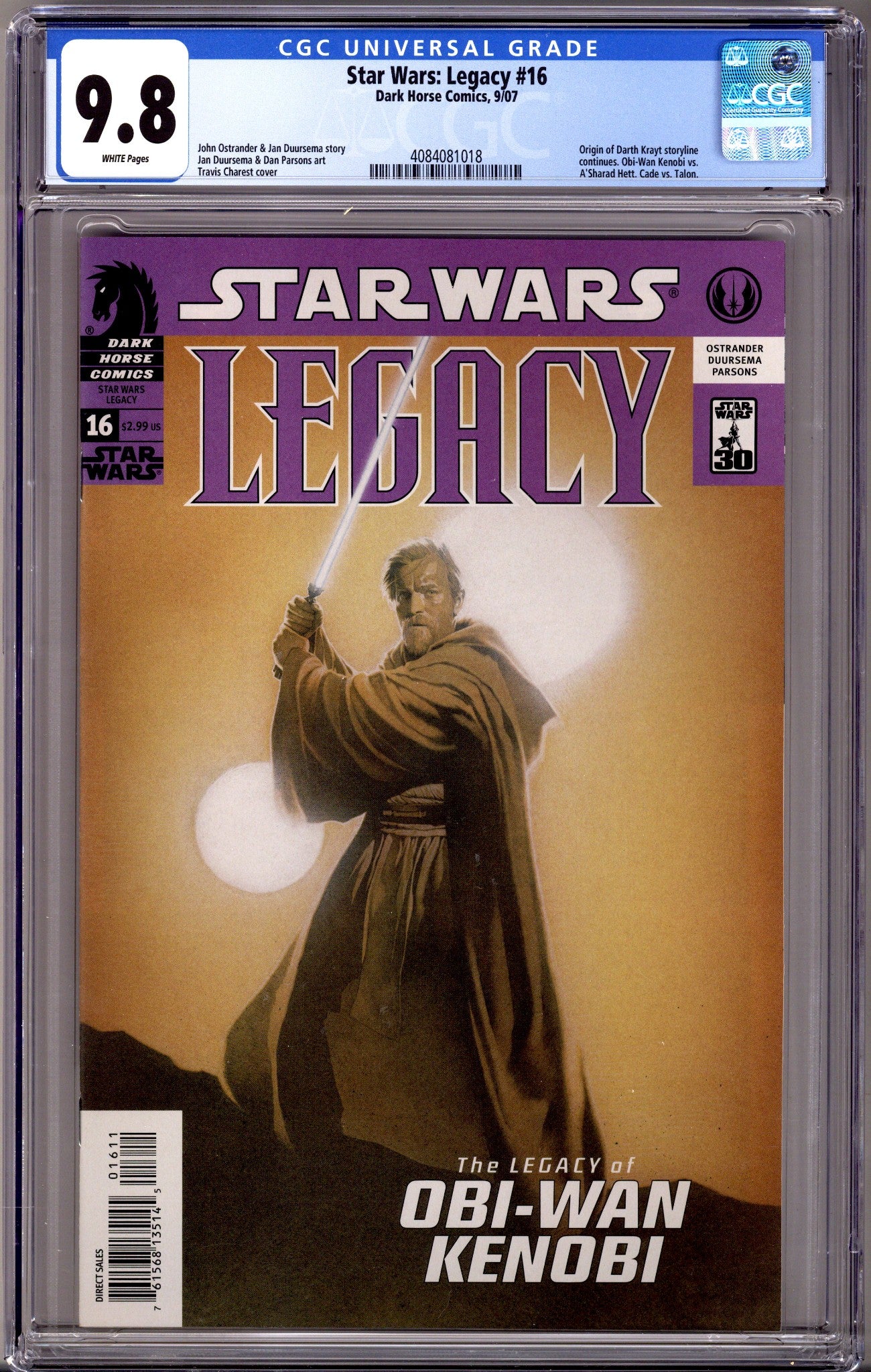Star Wars: Legacy Vol 1 16 CGC 9.8 (NM/M) (2007) 