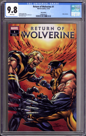 Return of Wolverine   1 CGC 9.8 (NM/M)   (2018) Adams     Exclusive Variant