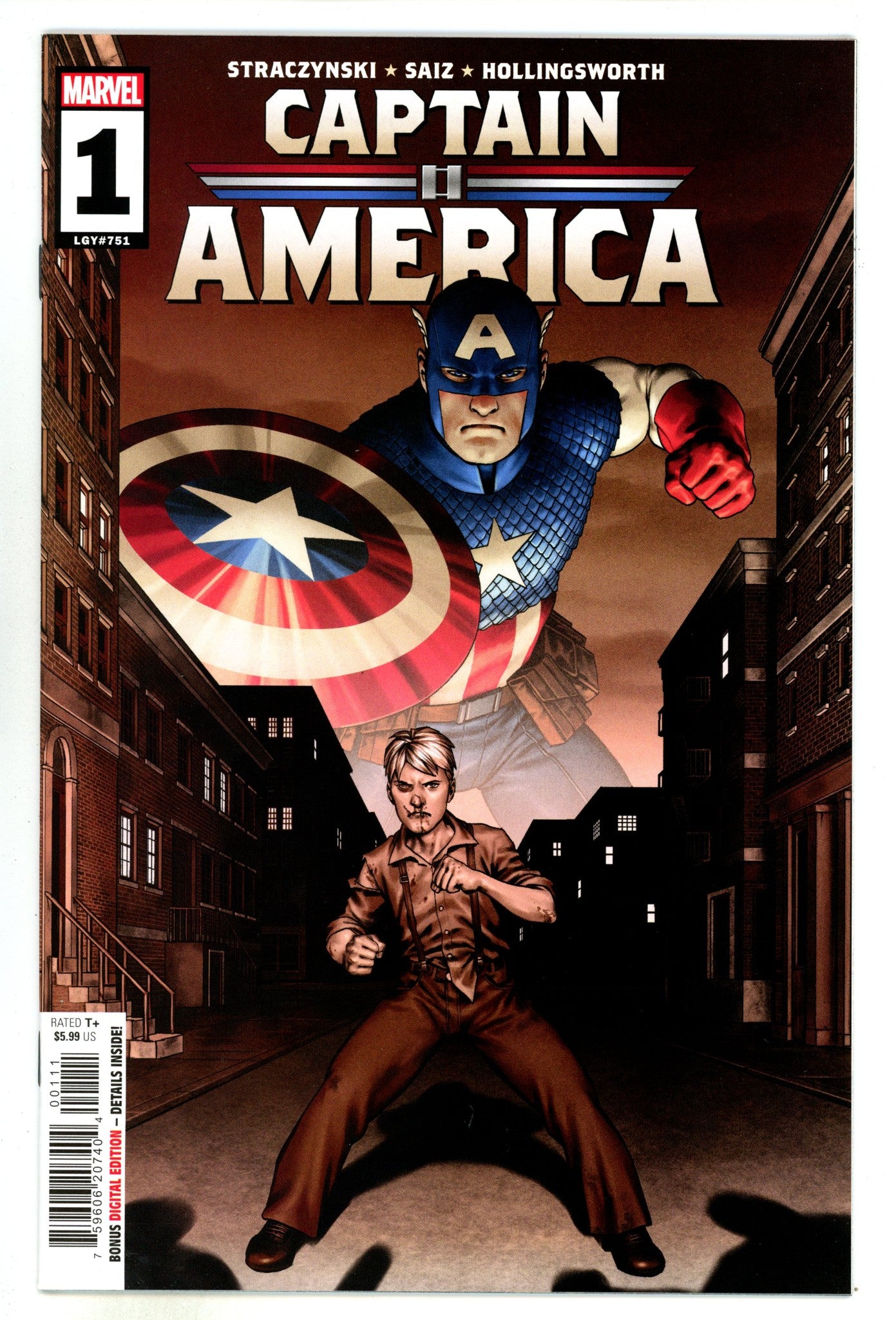 Captain America Vol 11 1 (751) High Grade (2023) 