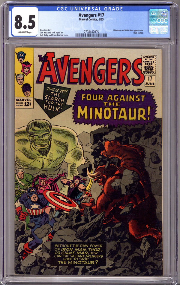 The Avengers Vol 1 17 CGC 8.5 (VF+) (1965)