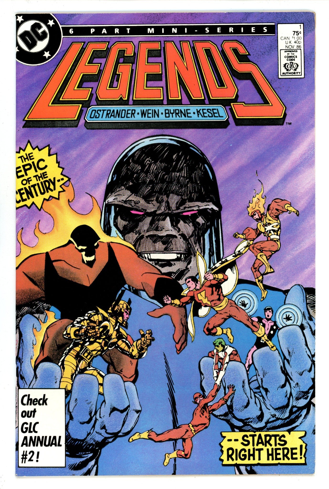Legends 1 FN/VF (7.0) (1986) 